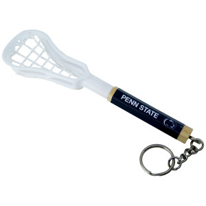 Penn State lacrosse stick keychain
